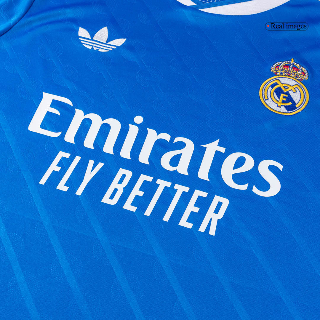 CAMAVINGA #6 Real Madrid Third Away Soccer Jersey 2025/26 Blue