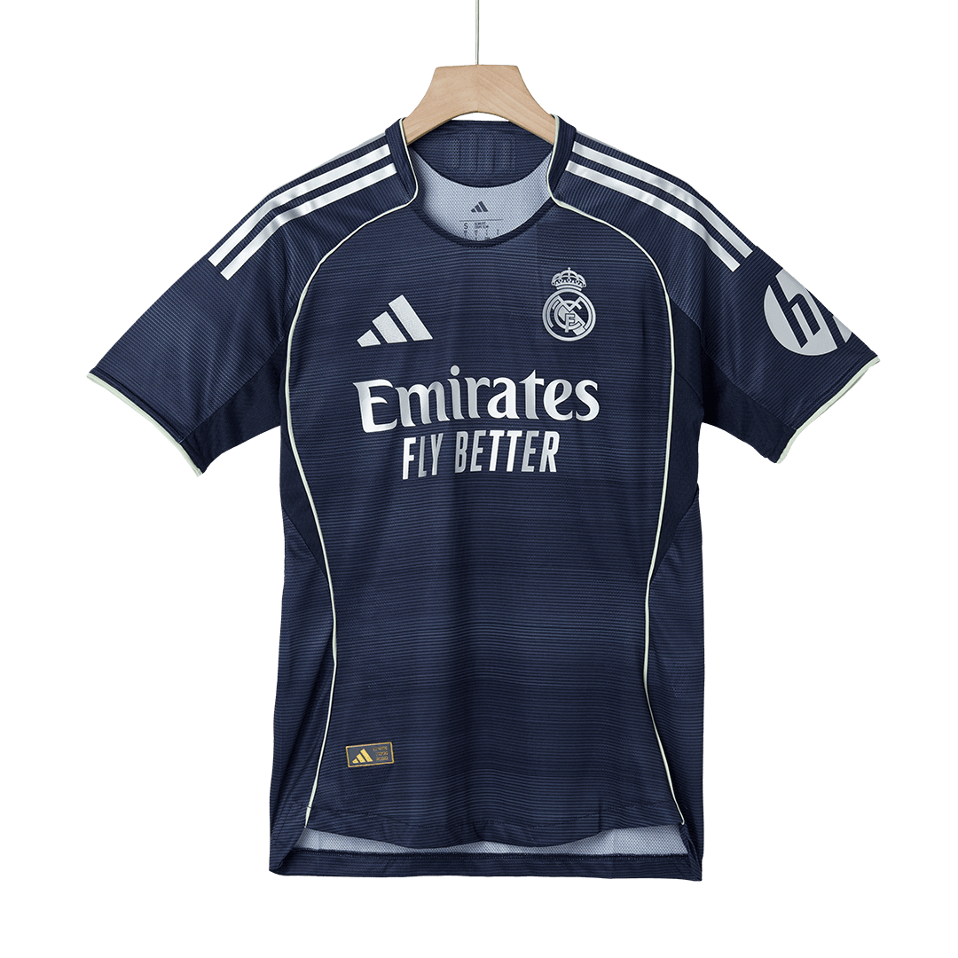 Authentic Real Madrid Away Soccer Jersey 2025/26 Navy