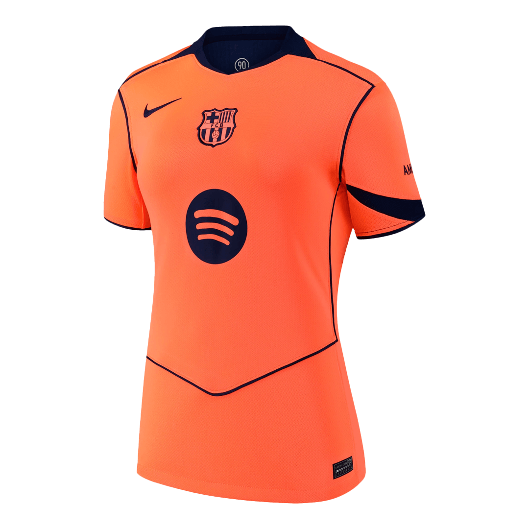 Women's Barcelona Away Soccer Jersey 25/26 Orange
