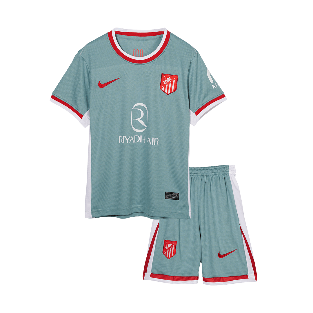 Atletico Madrid Away Soccer Jersey Kit 2024/25 Kids(Jersey+Shorts)