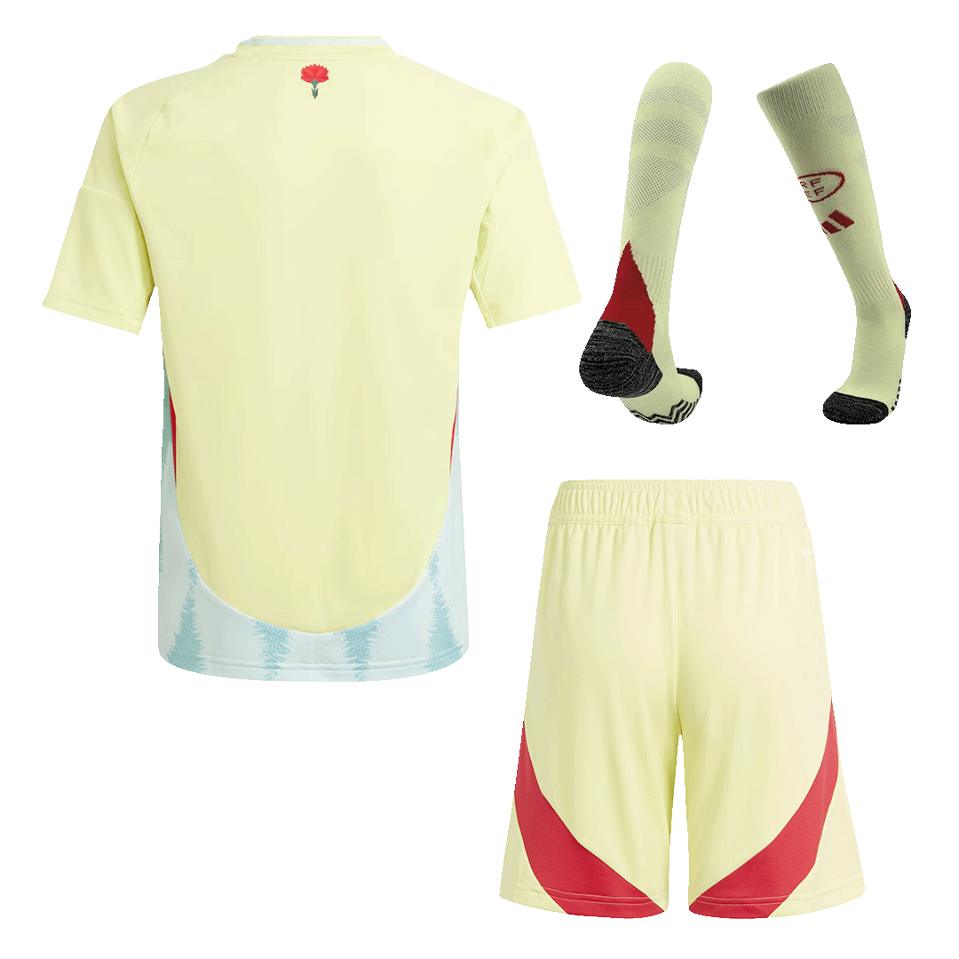 Maillot extérieur Espagne EURO 2024 pour enfant (maillot, short, chaussettes)