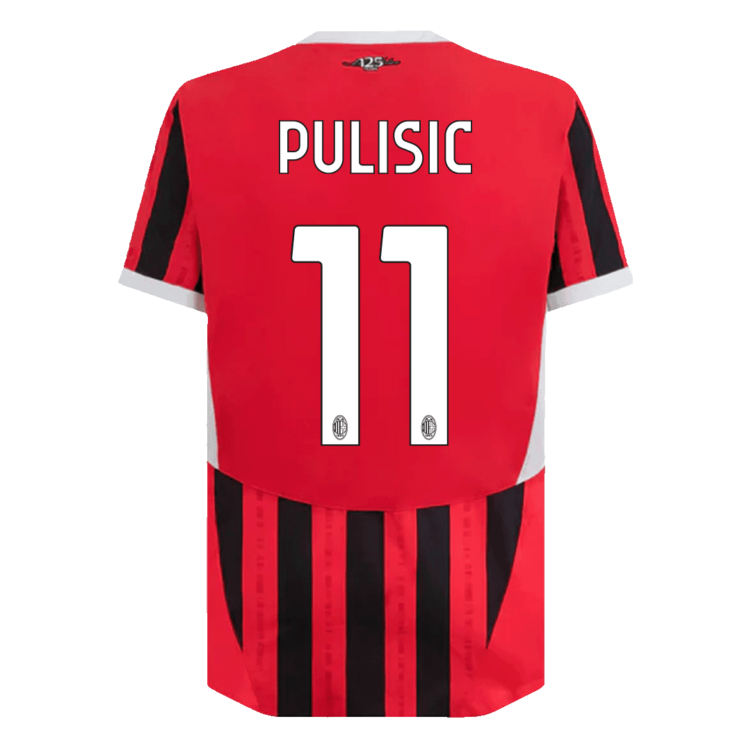 AC Milan PULISIC #11 Home Jersey Authentic 2024/25