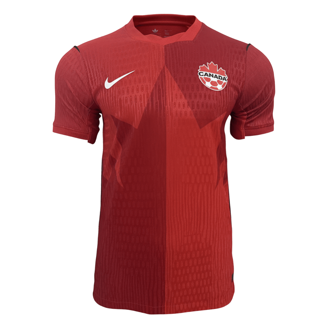 Player Version Canada Home Soccer Jersey World Cup 2026 Red