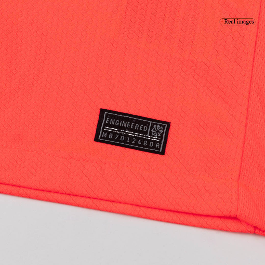 GAVI #6 Barcelona Third Away Soccer Jersey 2025/26 Orange- UCL
