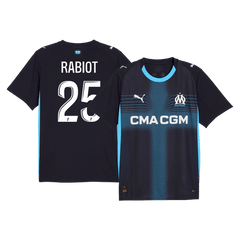 RABIOT #25 Marseille Away Soccer Jersey 25/26 Navy