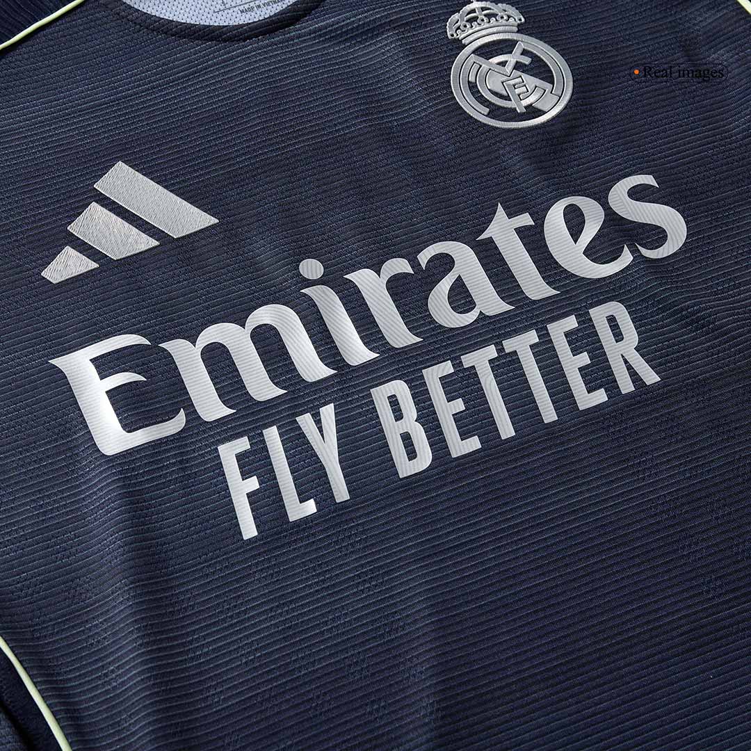 Authentic Real Madrid Away Soccer Jersey 2025/26 Navy