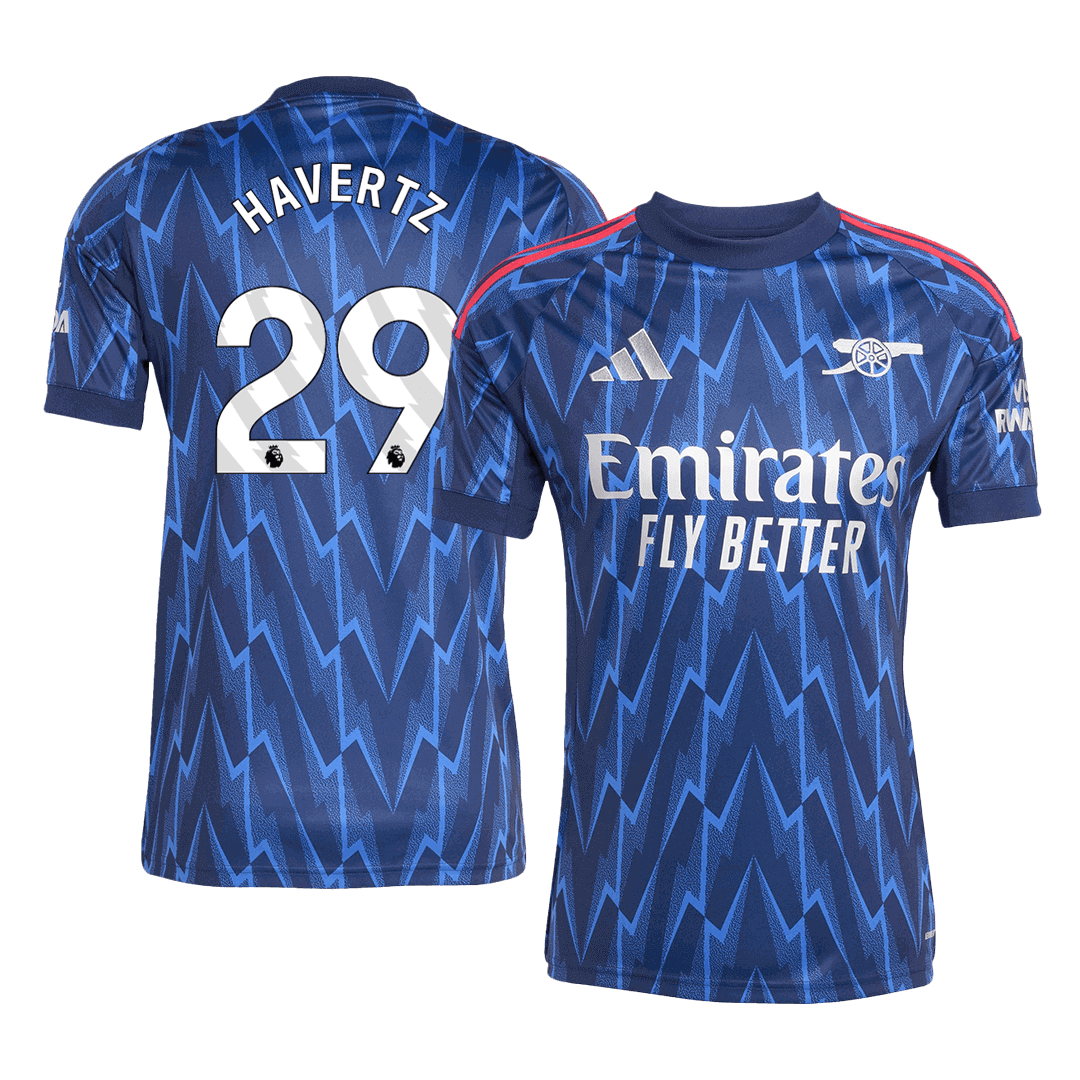 HAVERTZ #29 Arsenal Away Soccer Jersey 2025/26 Blue