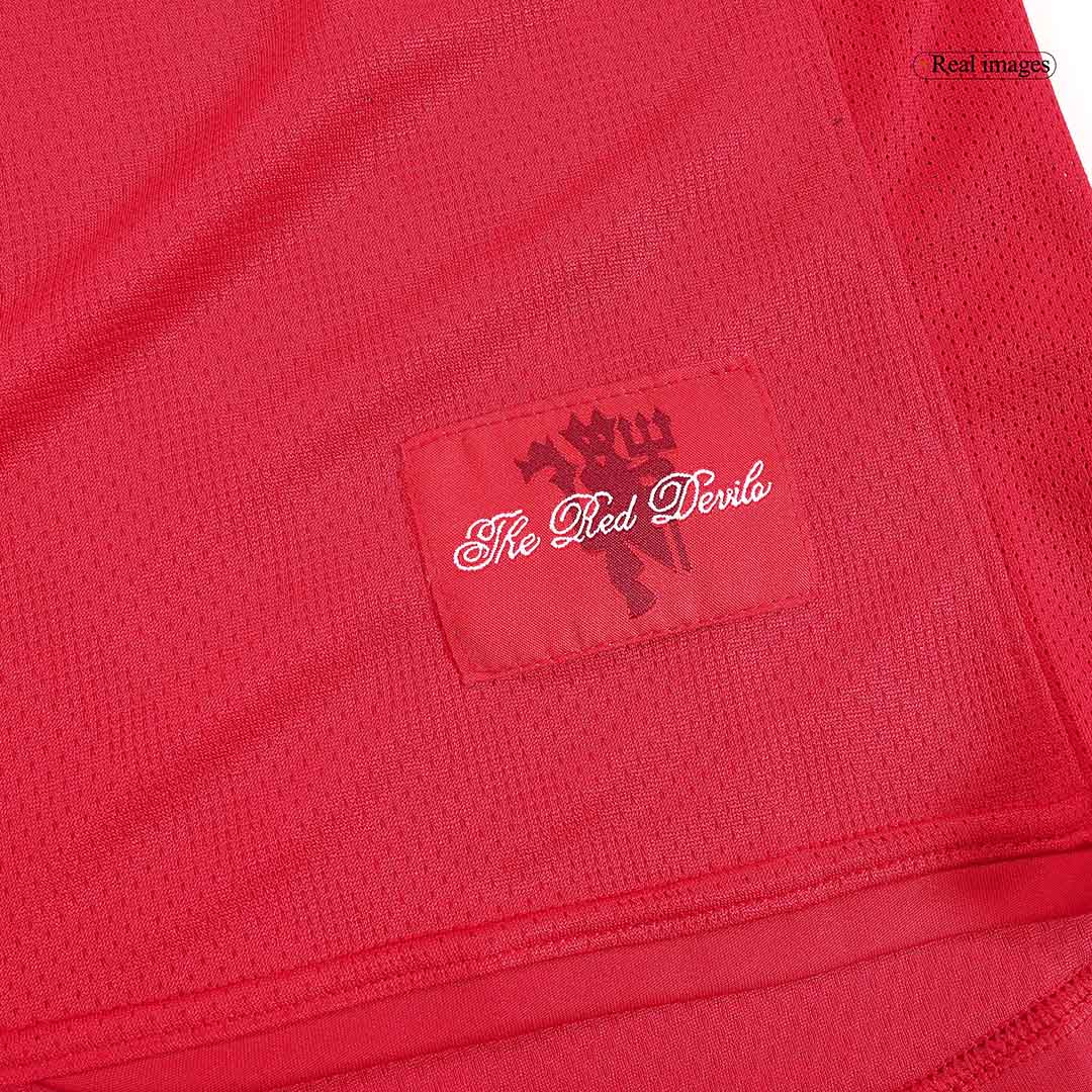 Maillot Domicile Rétro Manchester United Ronaldo #7 2007/08 - Manches Longues