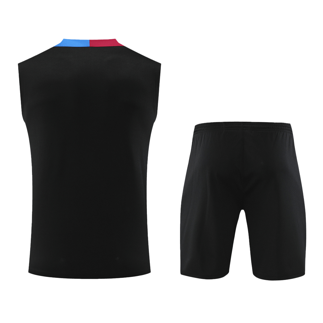 Barcelona Pre-Match Training Soccer Jersey Kit 2024/25 (Jersey+Shorts)