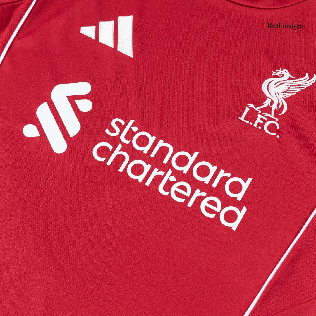 GAKPO #18 Liverpool Home Soccer Jersey 25/26 Red