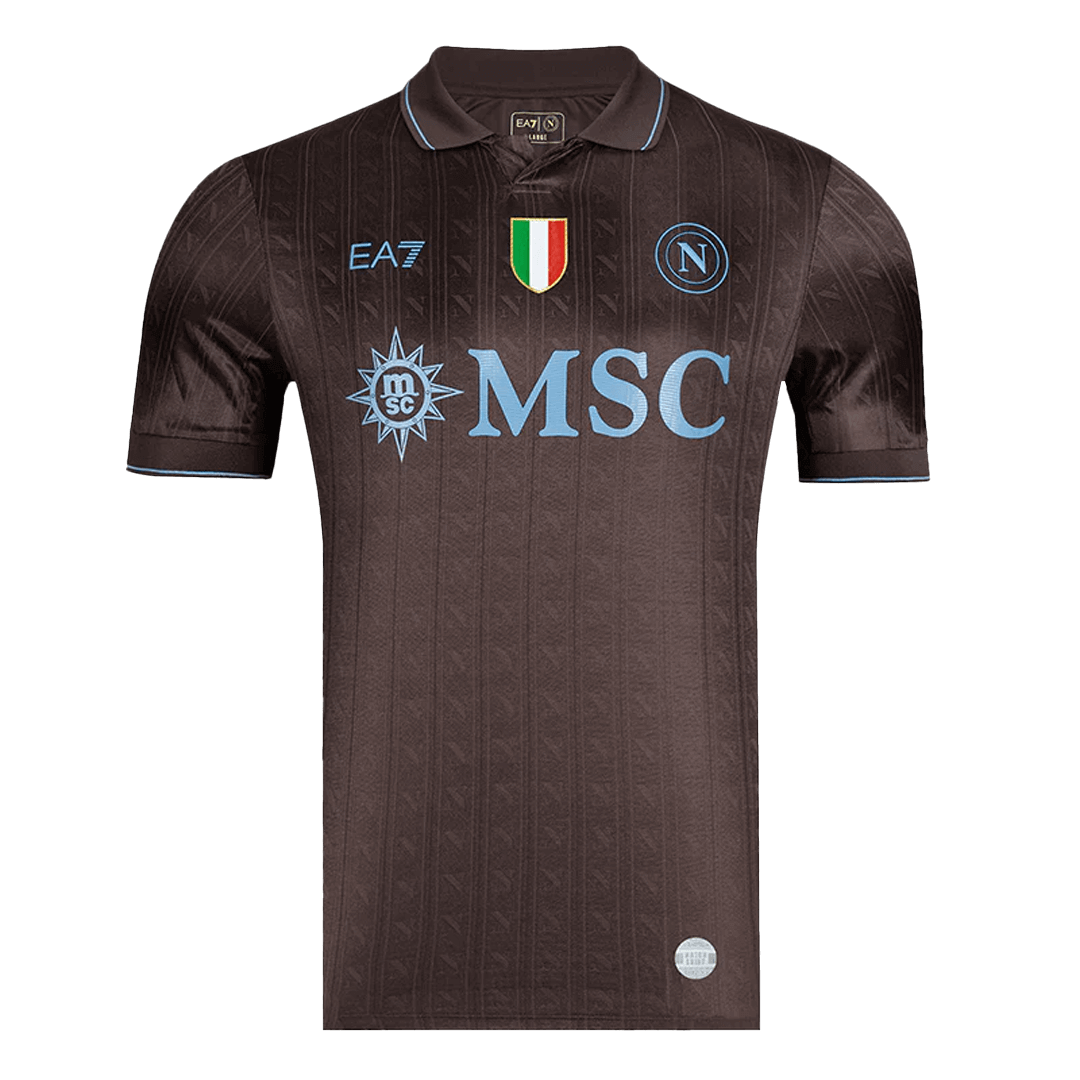 Napoli Third Away Soccer Jersey 25/26 Black
