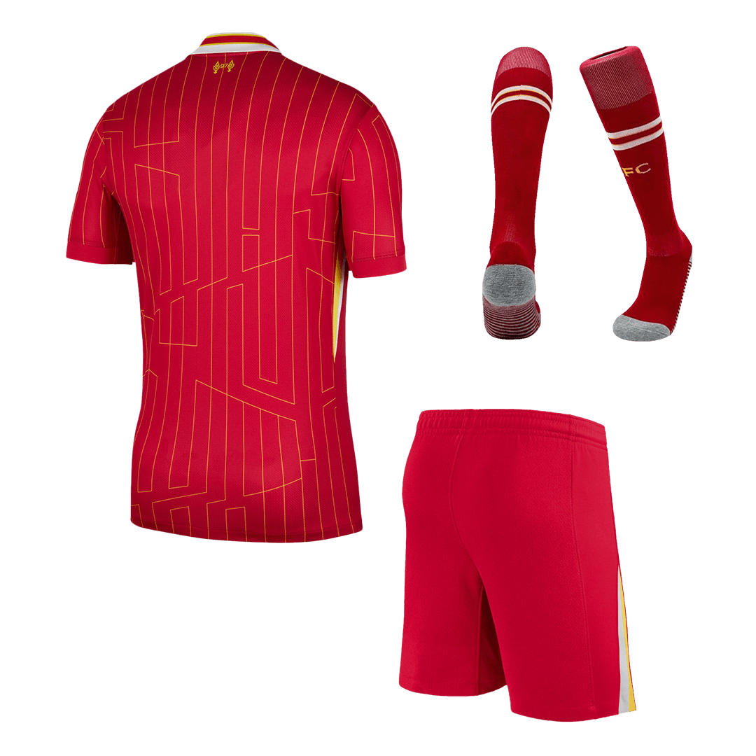 Liverpool Heim-Fußballtrikot 2024/25 (Trikot + Shorts + Socken)