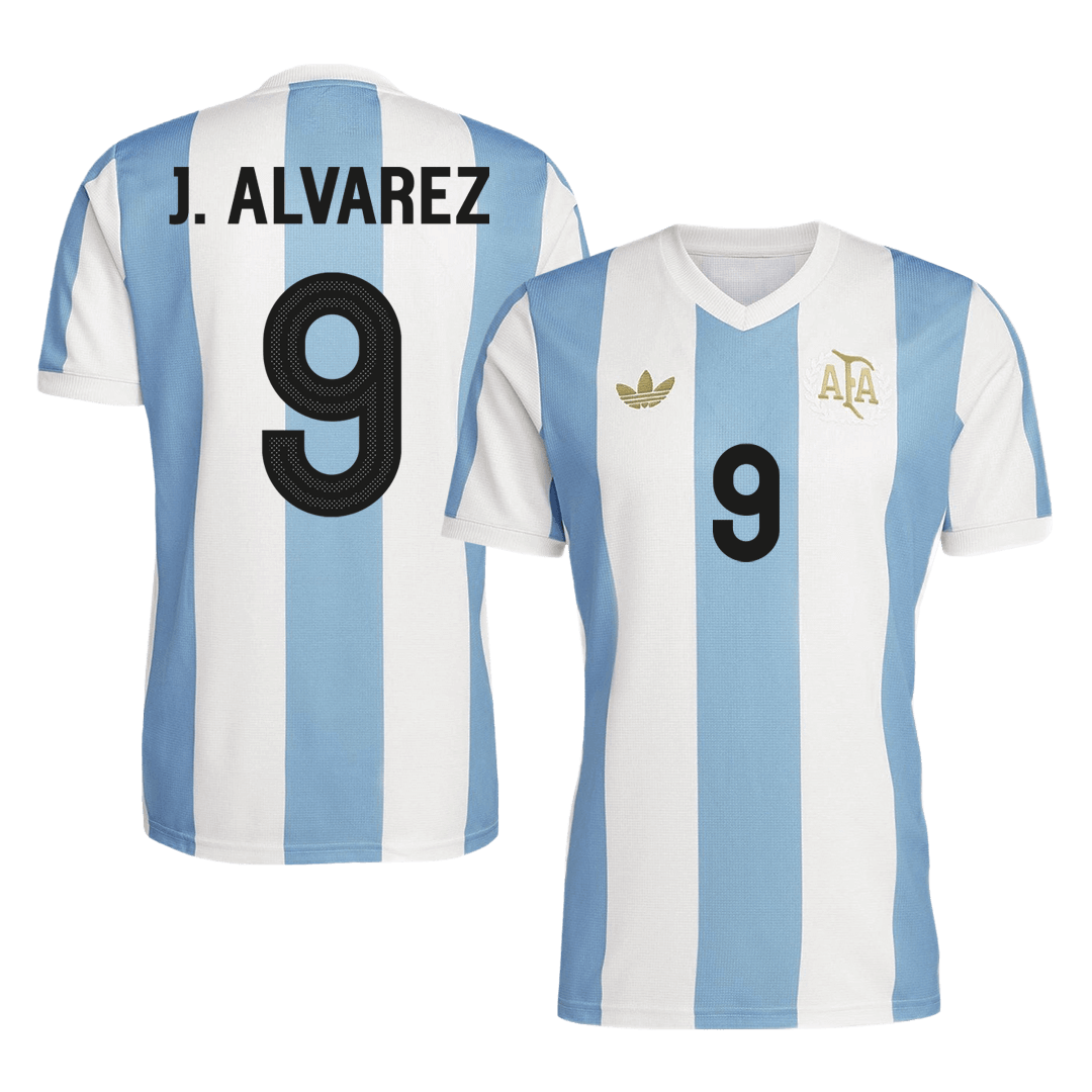 Argentina J.ALVAREZ #9 Soccer Jersey 2024 - 50th Anniversary