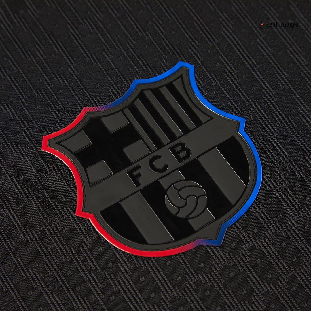 Barcelona RAPHINHA #11 Away Soccer Jersey Authentic 2024/25 - UCL Edition (Spotify Logo Without Text)