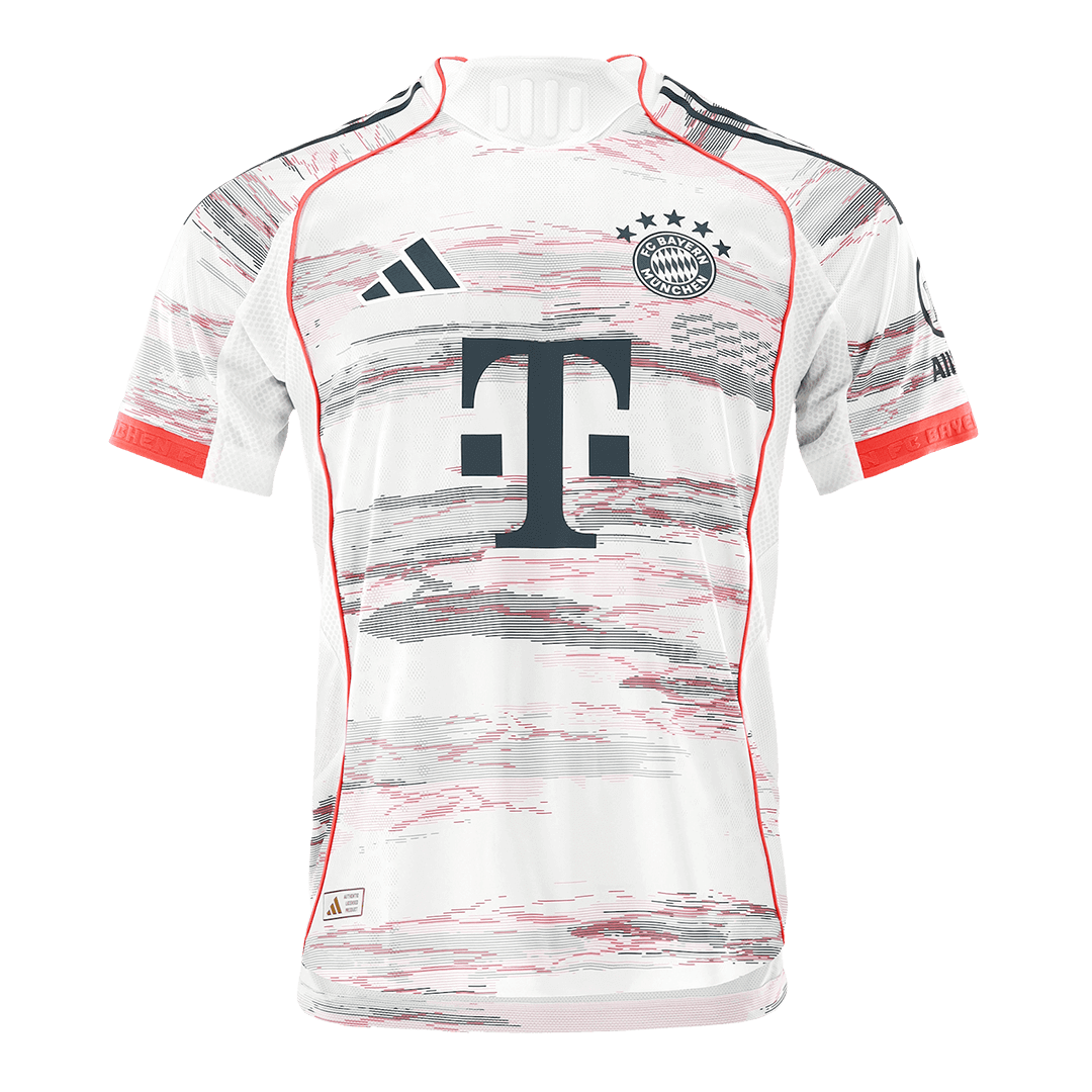 OLISE #17 Authentic Bayern Munich Away Soccer Jersey 2025/26 White