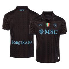 Authentic Napoli Third Away Soccer Jersey 25/26 Black