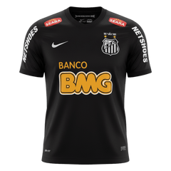 Retro 11/12 Santos FC Away Soccer Jersey Black