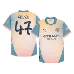 Maillot extérieur Manchester City FODEN #47, 4e maillot authentique 2024/25 - Definitely City
