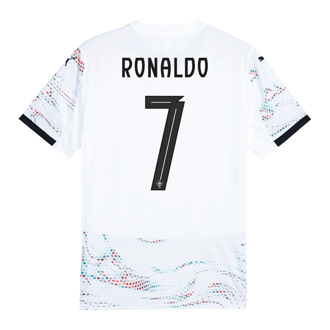 Maillot de football extérieur Portugal Ronaldo #7 2025