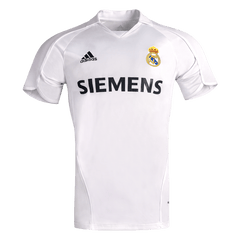 Men Retro Fan Version 05/06 Real Mardid Home Soccer Jersey Short Sleeve White