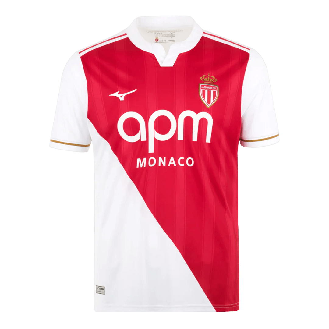 AS Monaco FC Home Soccer Jersey 25/26 Red&White