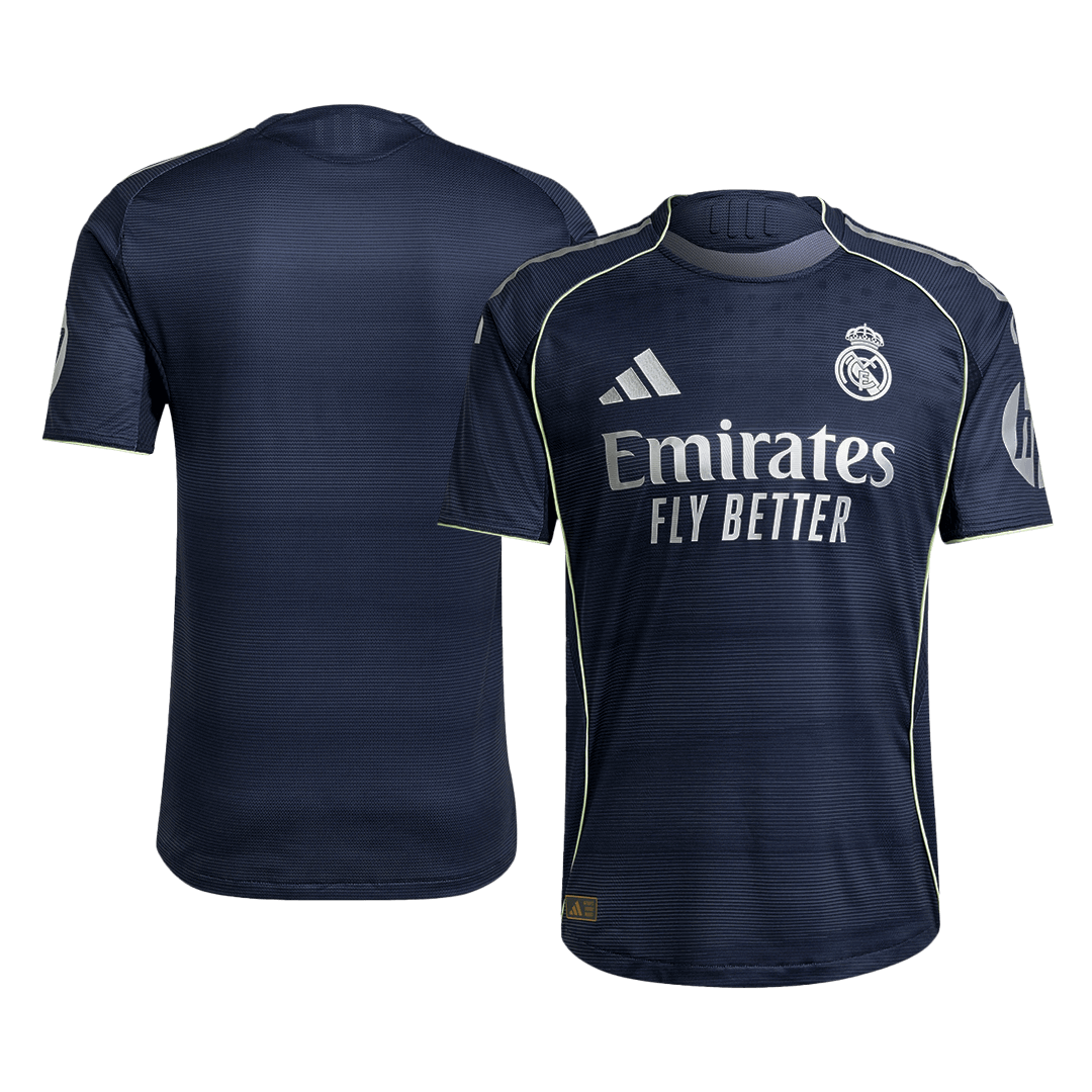 Authentic Real Madrid Away Soccer Jersey 2025/26 Navy
