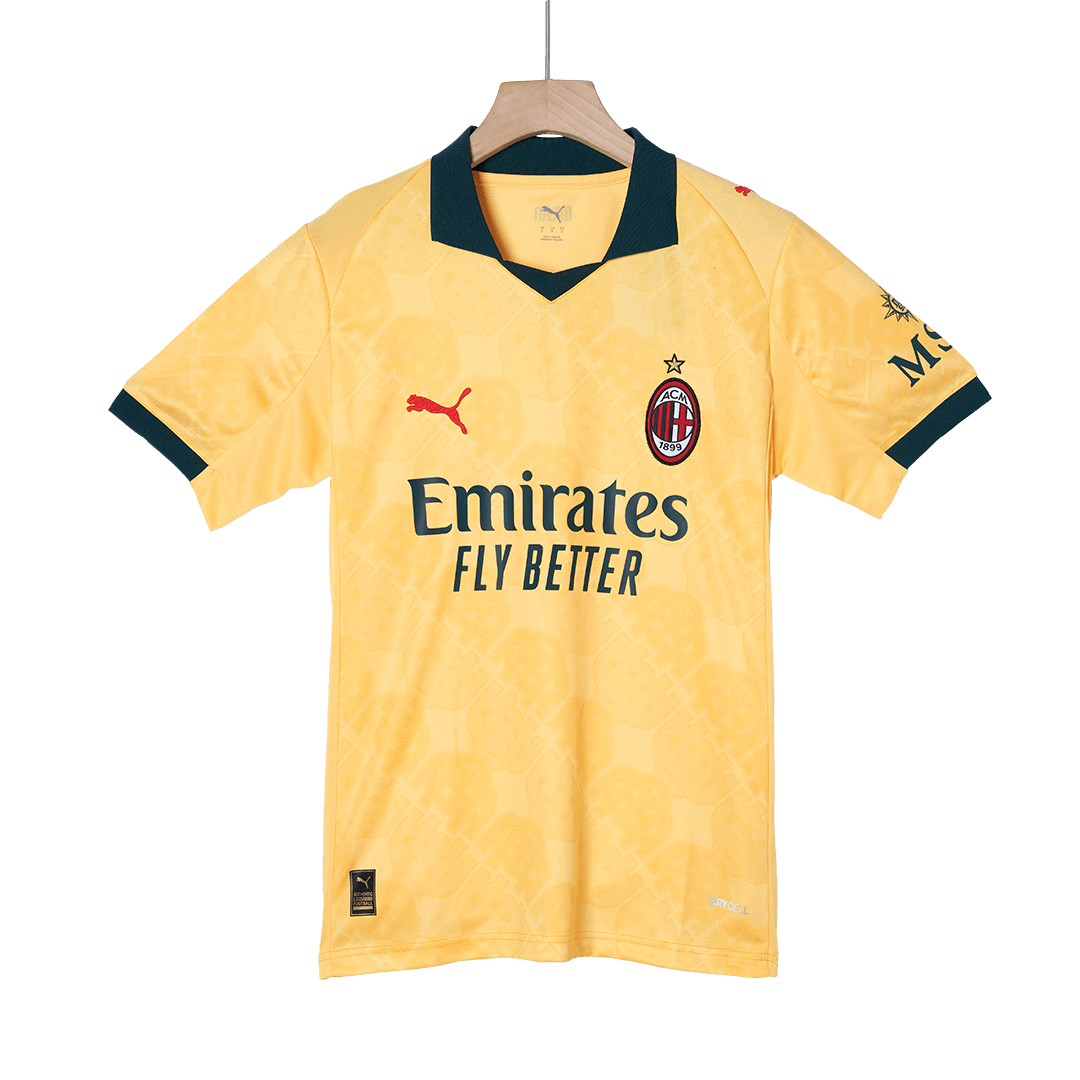 FOFANA #19 AC Milan Third Away Soccer Jersey 2025/26 Yellow