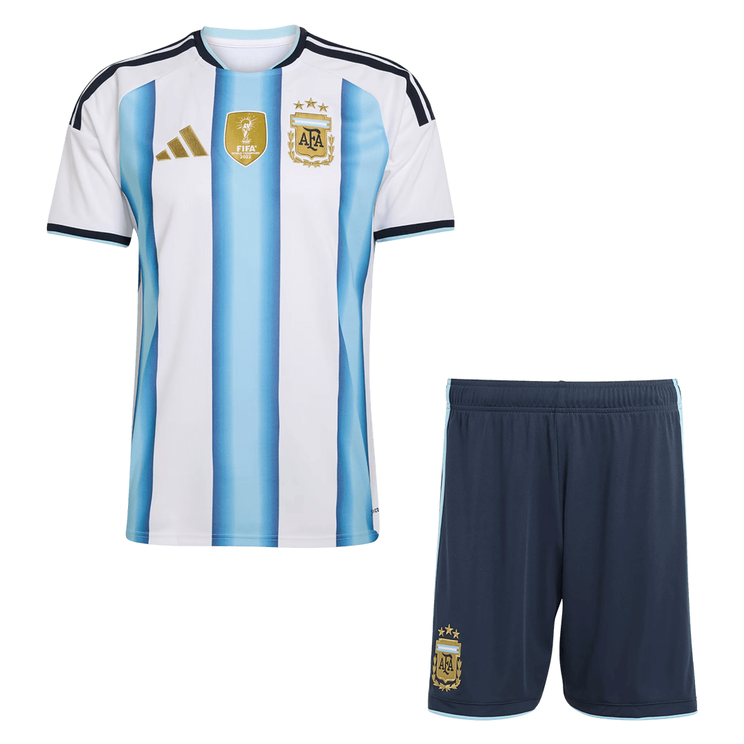 Argentina Home Soccer Jersey Kit(Jersey+Shorts) World Cup 2026 Blue&White