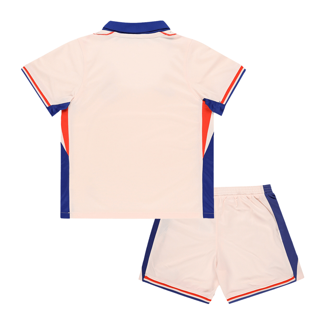 Maillot de football extérieur Chelsea 2024/25 pour enfant (maillot + short)