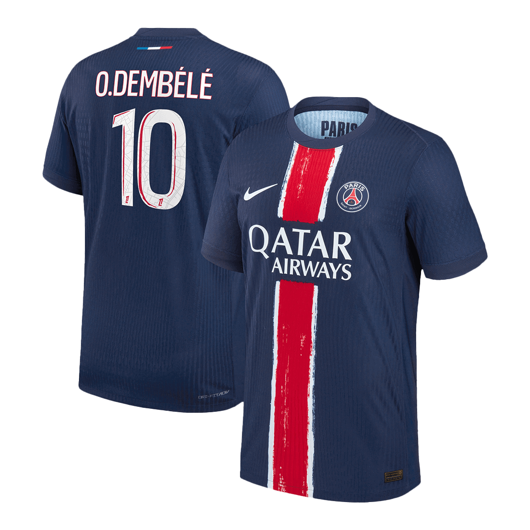 PSG O.DEMBÉLÉ #10 Home Soccer Jersey Authentic 2024/25