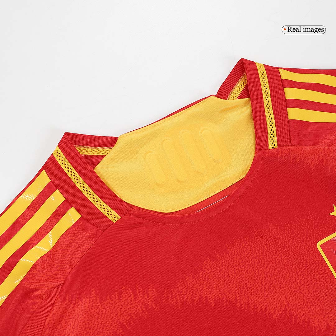 Spain LAMINE YAMAL #19 Home Jersey Authentic EURO 2024