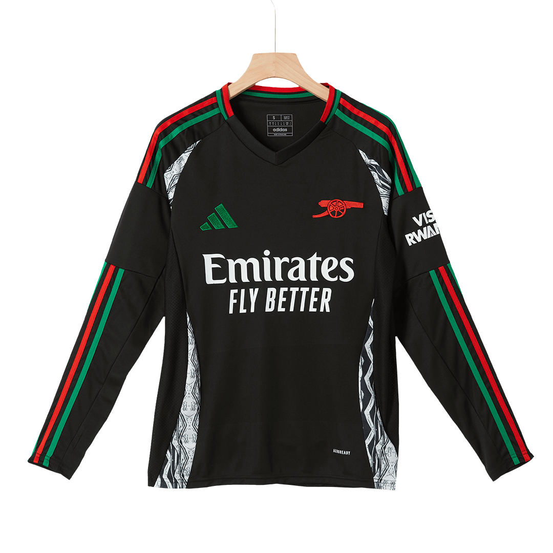 Arsenal Long Sleeve Away Soccer Jersey 2024/25