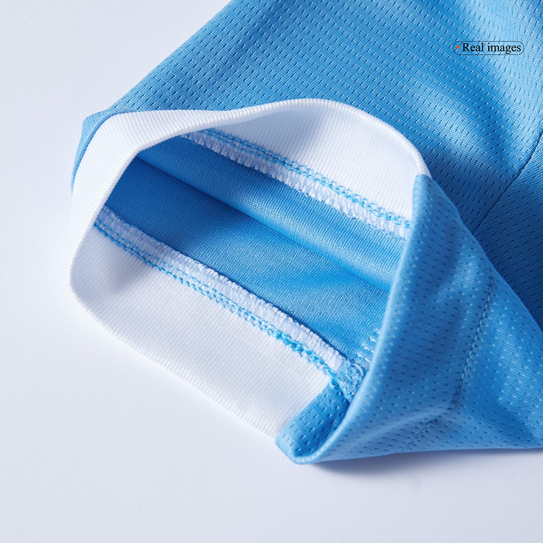 Manchester City Heim-Fußballtrikot-Set 2025/26 für Kinder (Trikot + Shorts)