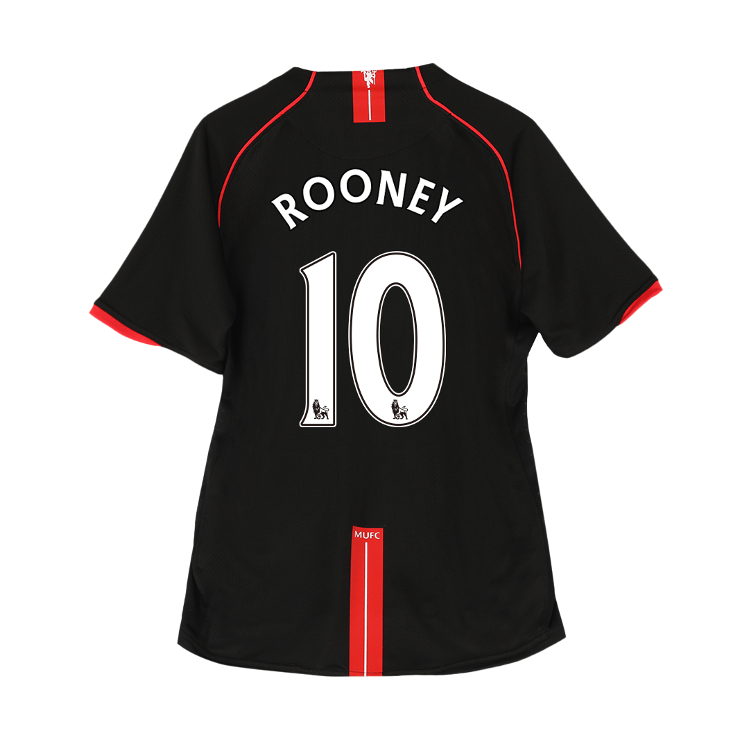 Manchester United ROONEY #10 Away Soccer Jersey Retro 2007/08