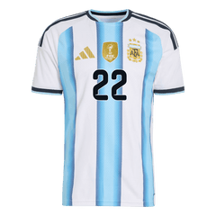 L.MARTÍNEZ #22 Player Version Argentina Home Soccer Jersey World Cup 2026 Blue&White