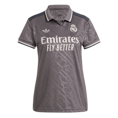 Maillot de football extérieur 3e du Real Madrid pour femme 2024/25