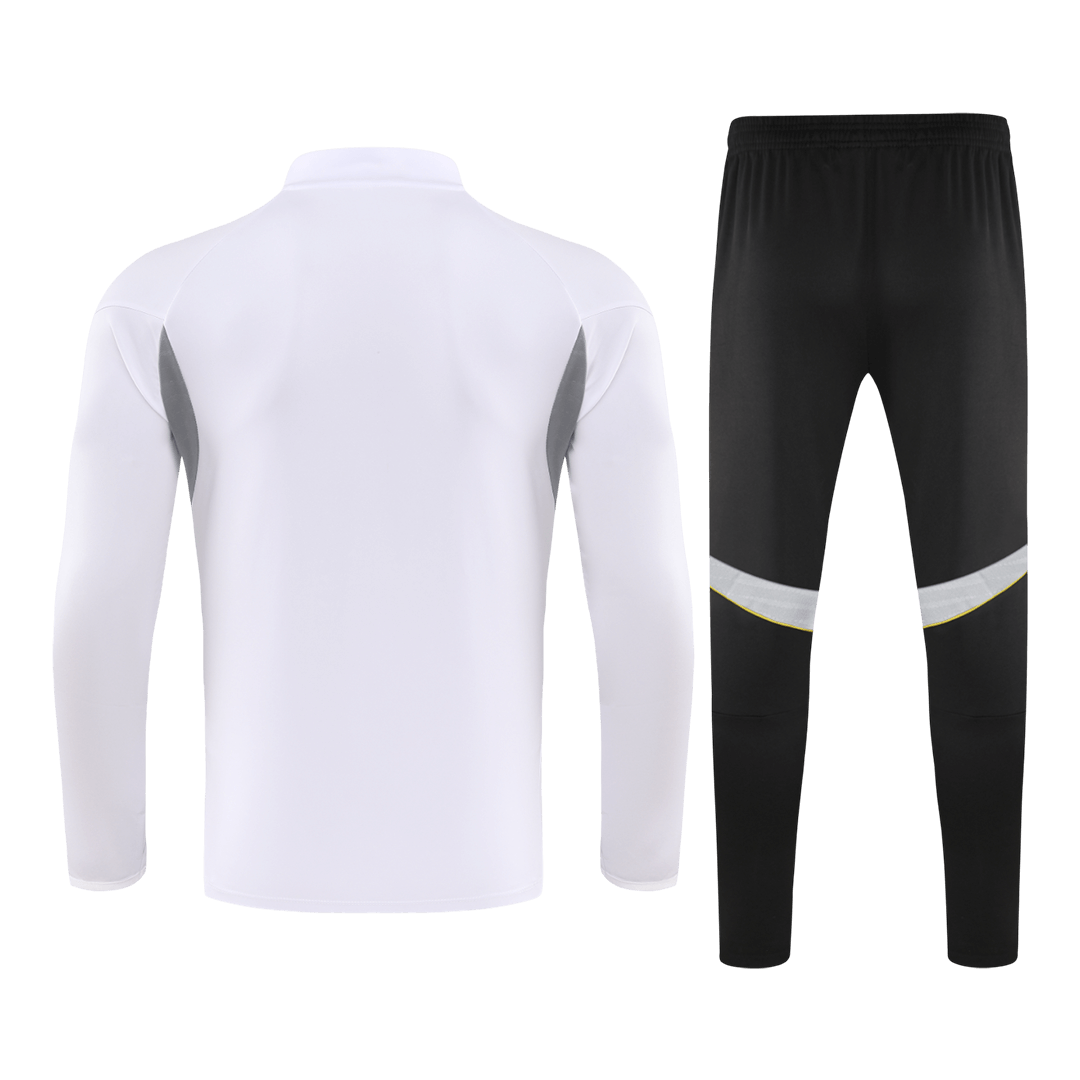 Real Madrid Zipper Sweatshirt Kit(Top+Pants) 25/26 White