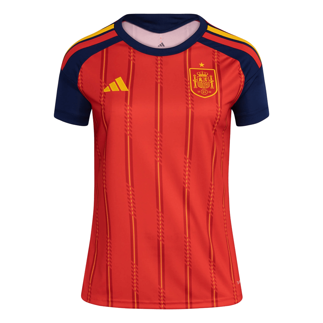 Women's Spain Home Soccer Jersey World Cup 2026 Red