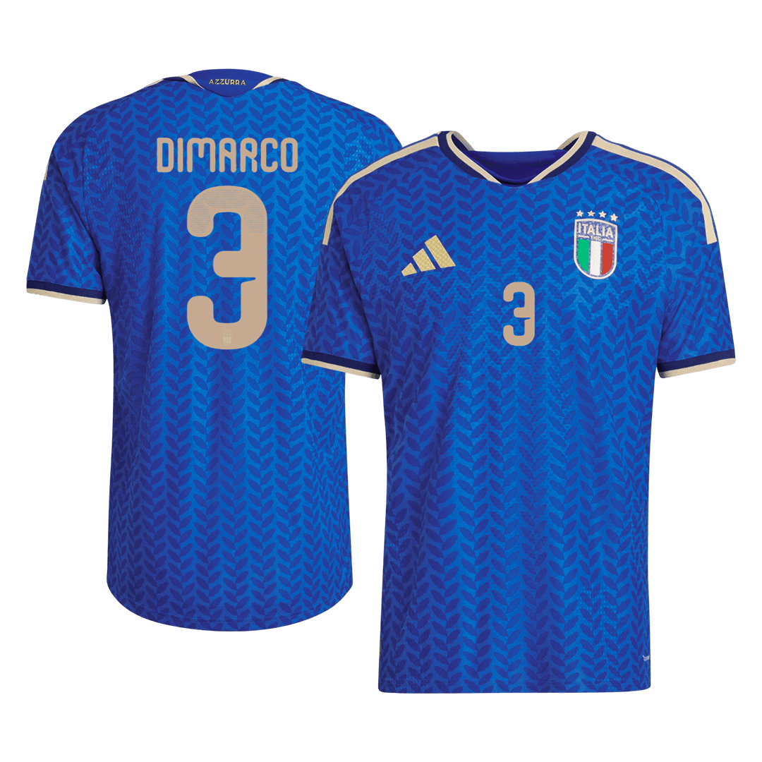 DIMARCO #3 Player Version Italy Home Soccer Jersey World Cup 2026 Blue