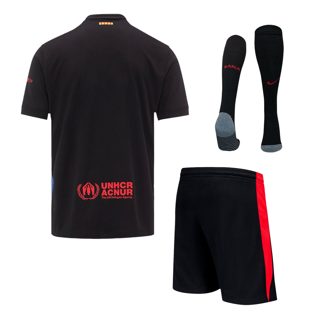 Maillot extérieur Barcelone 2024/25 (maillot, short, chaussettes)