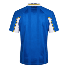 Men Retro Fan Version Chelsea Home Soccer Jersey 1997/99 Blue