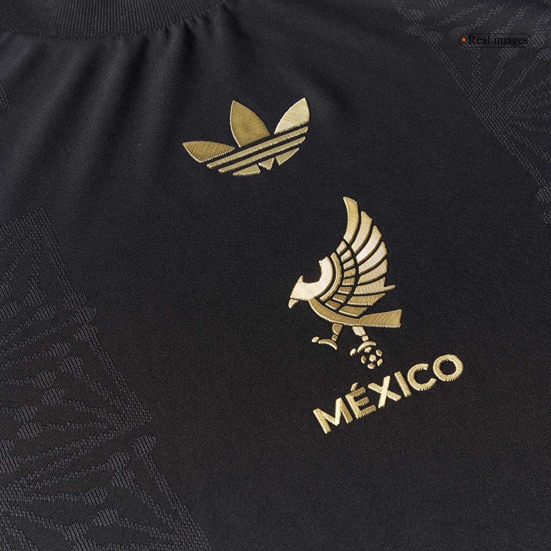 Maillot de football extérieur à manches longues, troisième choix, authentique, Mexique 2025 - Gold Cup