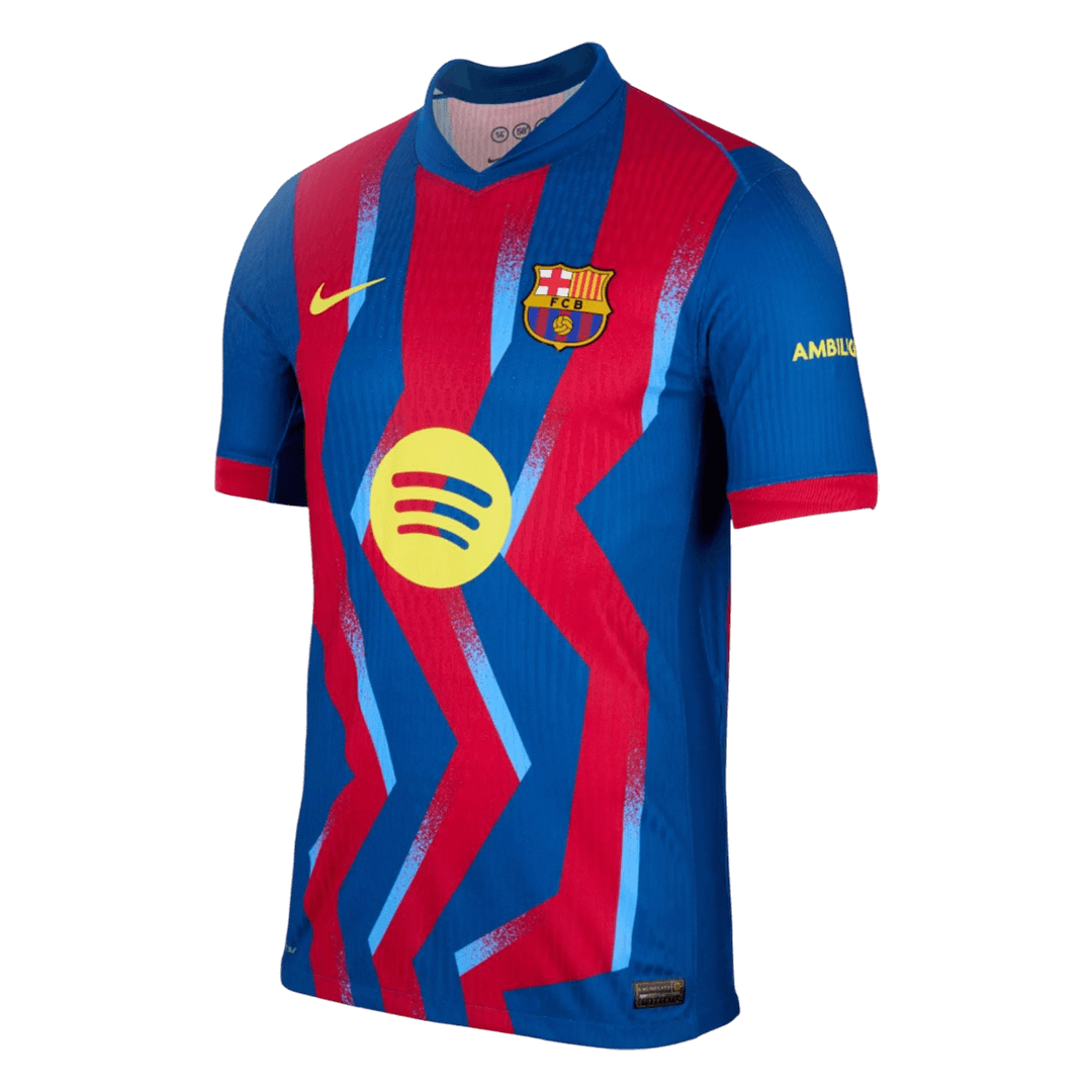 Player Version Barcelona Fourth Soccer Jersey 25/26 Red&Blue