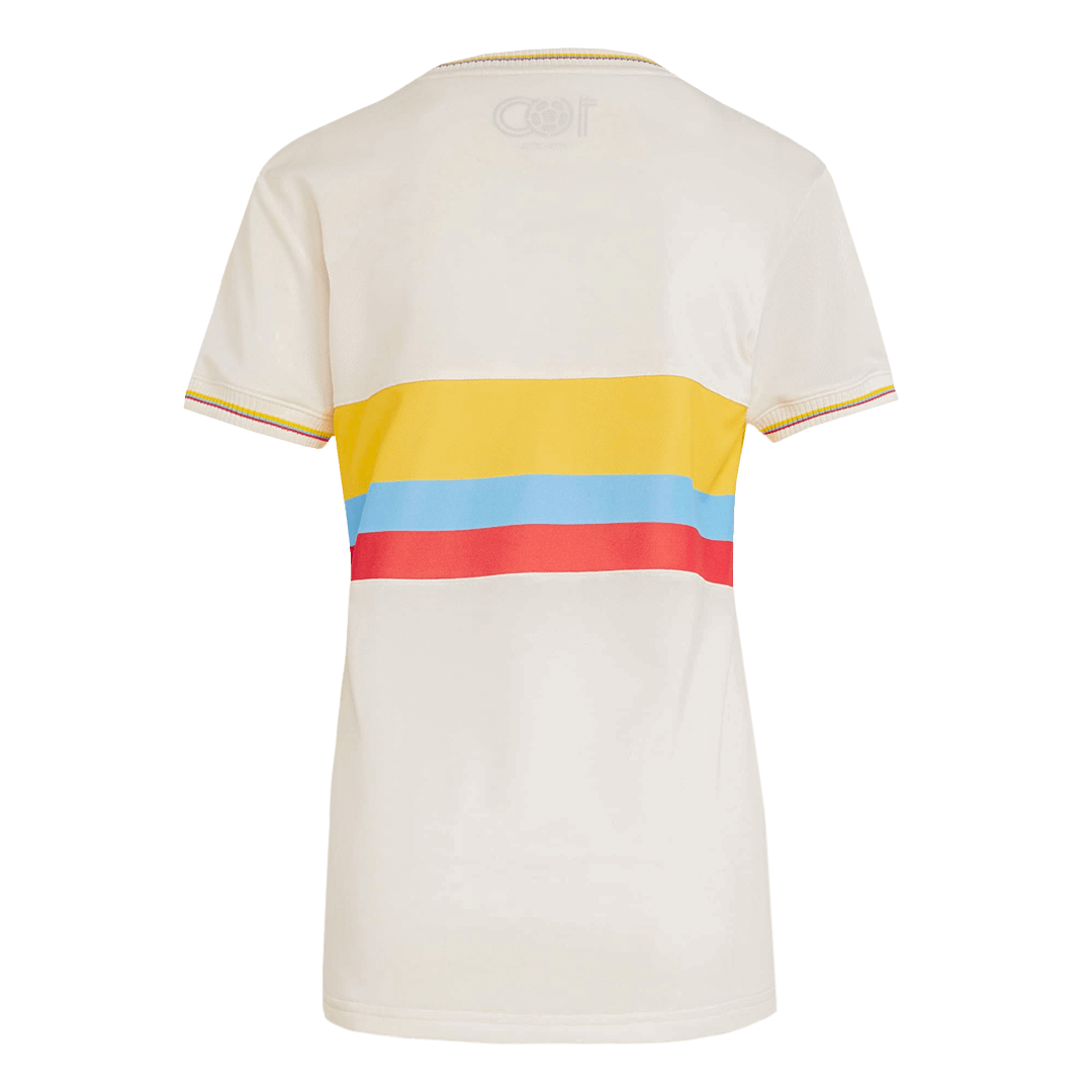 Maillot de football féminin de la Colombie 2024 - 100e anniversaire