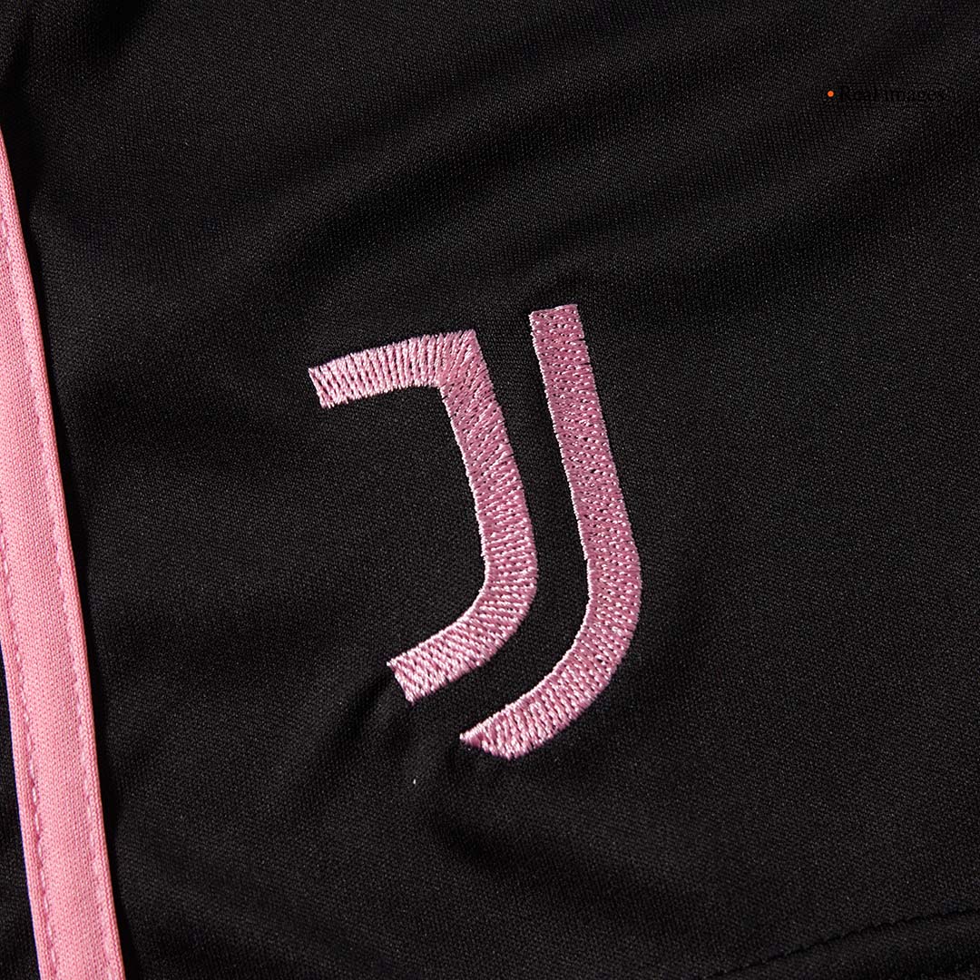 Kid's Juventus Home Soccer Jersey Kit(Jersey+Shorts) 2025/26 Black&White