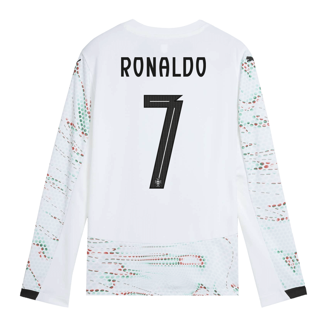 Maillot de football extérieur Portugal Ronaldo #7 2025