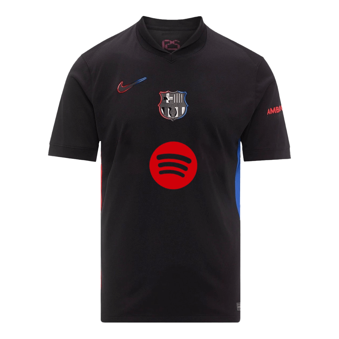 Barcelona RAPHINHA #11 Away Jersey 2024/25 - UCL Edition (Spotify Logo Without Text)