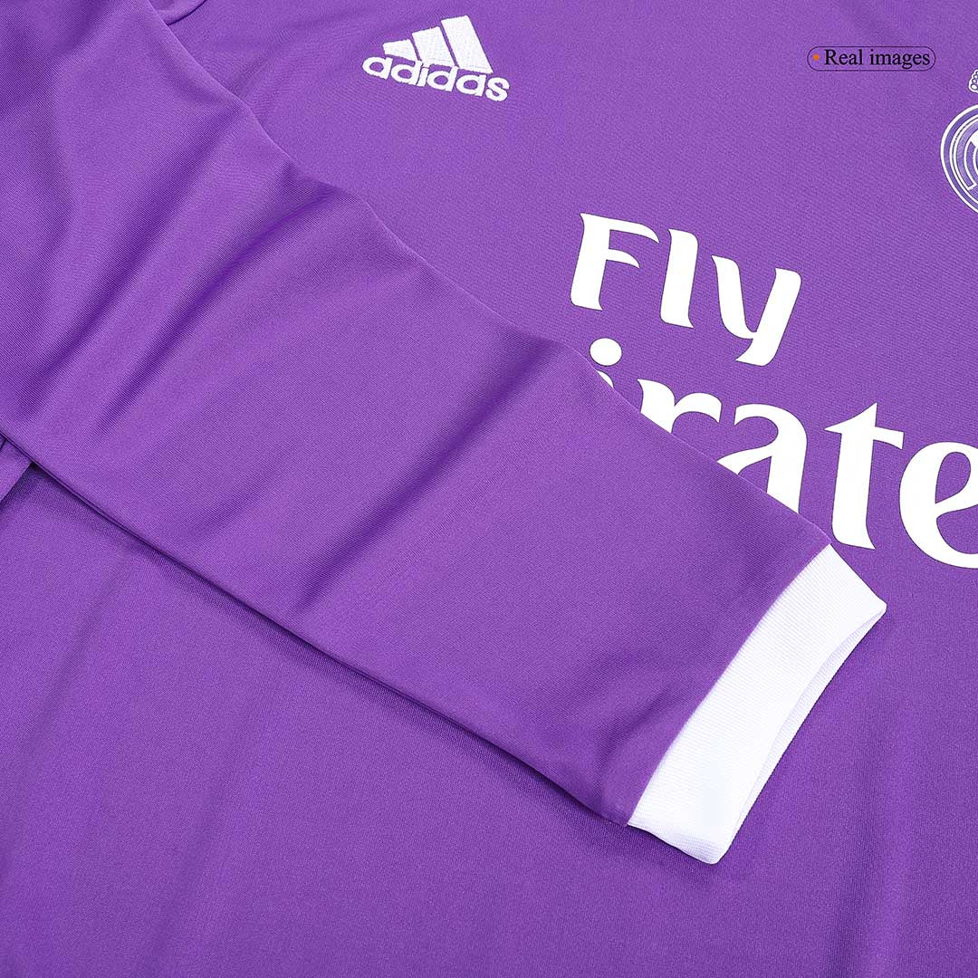 Maillot extérieur rétro Real Madrid 2016/17 - Manches longues