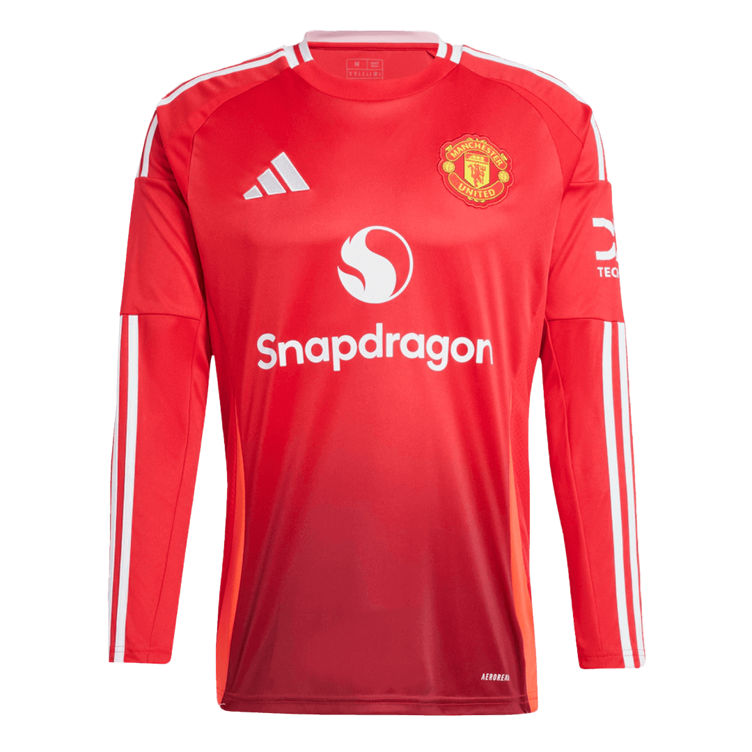 Maillot domicile manches longues Manchester United 2024/25