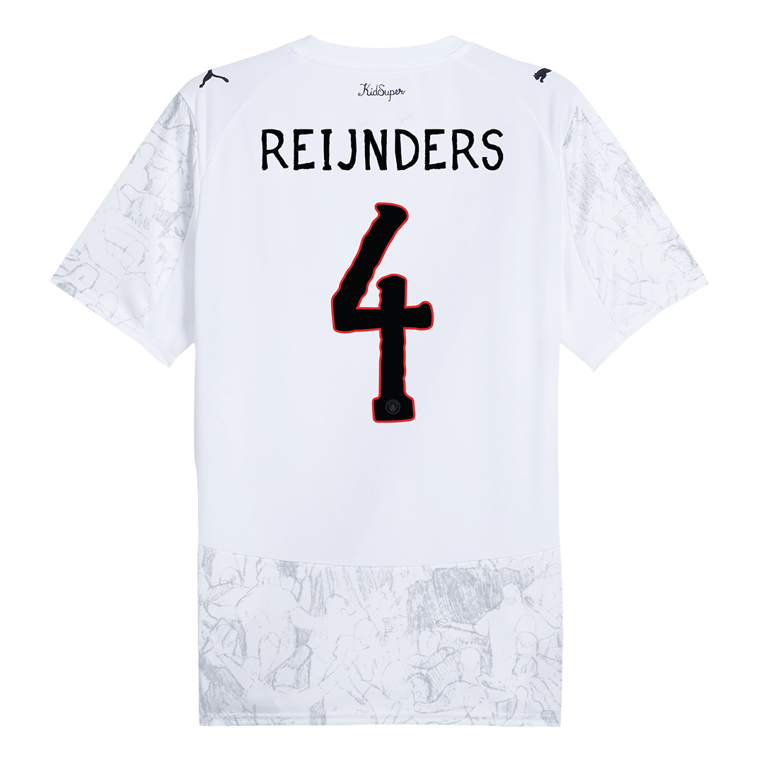 REIJNDERS #4 Manchester City KidSuper Soccer Jersey 2025/26 White - Club World Cup